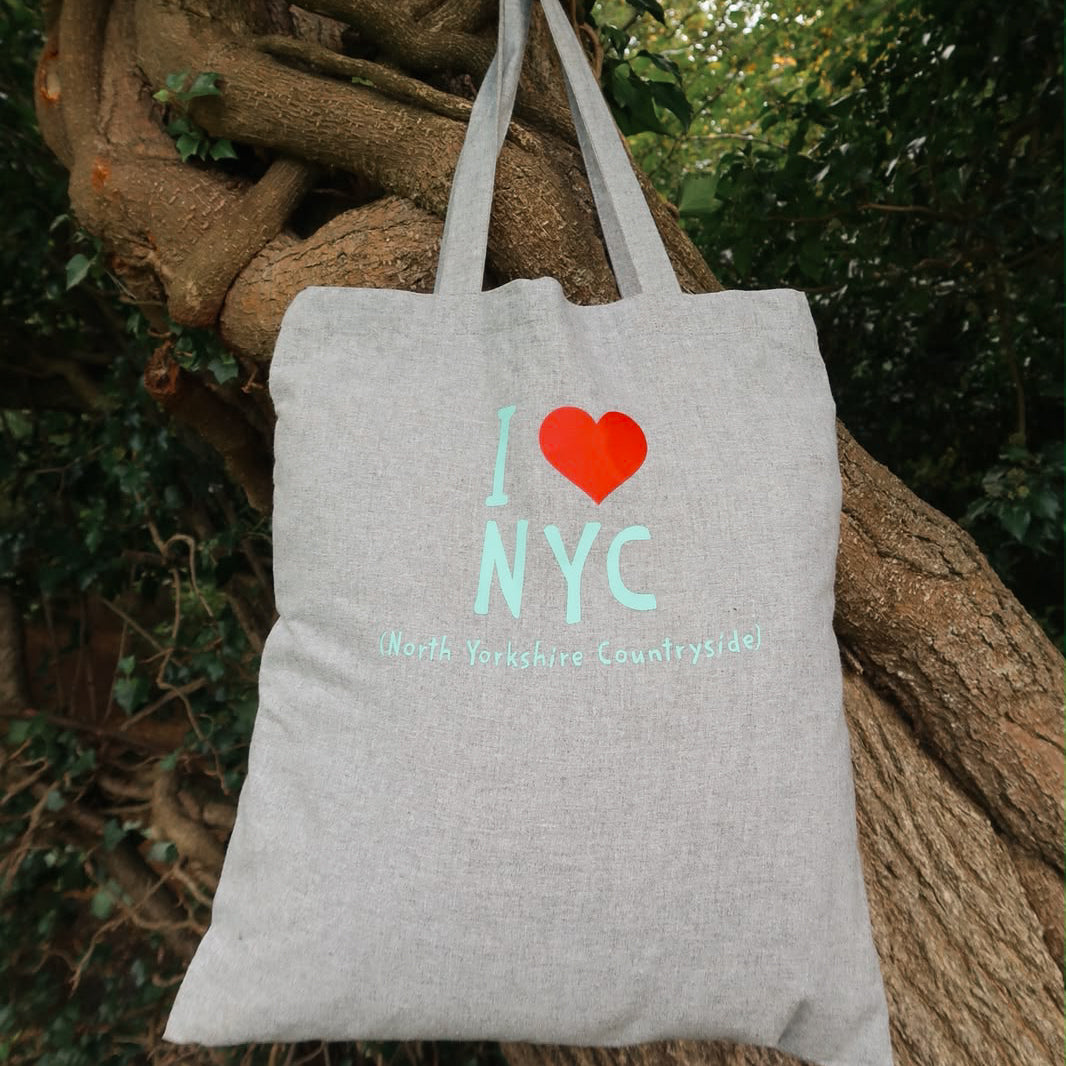 I Love North Yorkshire Countryside Tote Bag